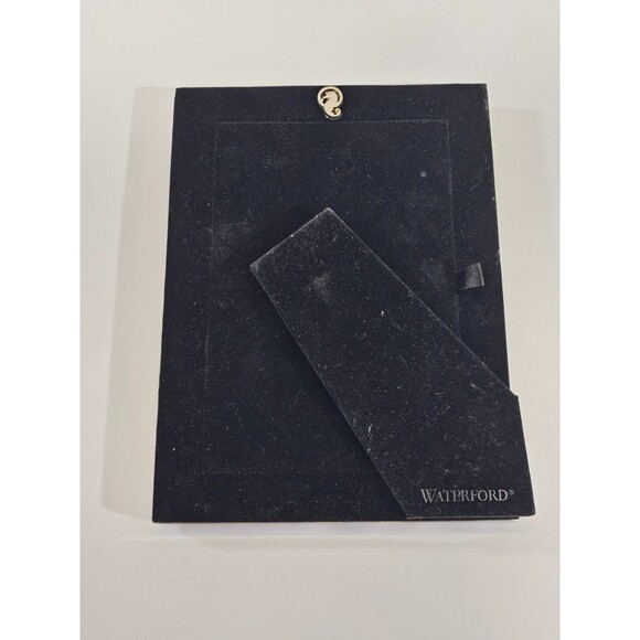 KSD Waterford Crystal Silverplate Tarnish Proof 4"x6" Picture Photo Frame EUC - Picture 4 of 4